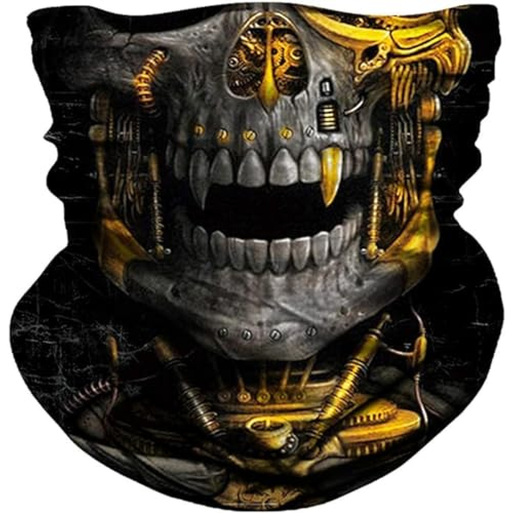 WYSUMMER Scarves Bandanas Skull Face Tube Headband, Gaiter Head Wrap Balaclava Magic Scarf Motorcycle Multi Function Headwear (skull 17)
