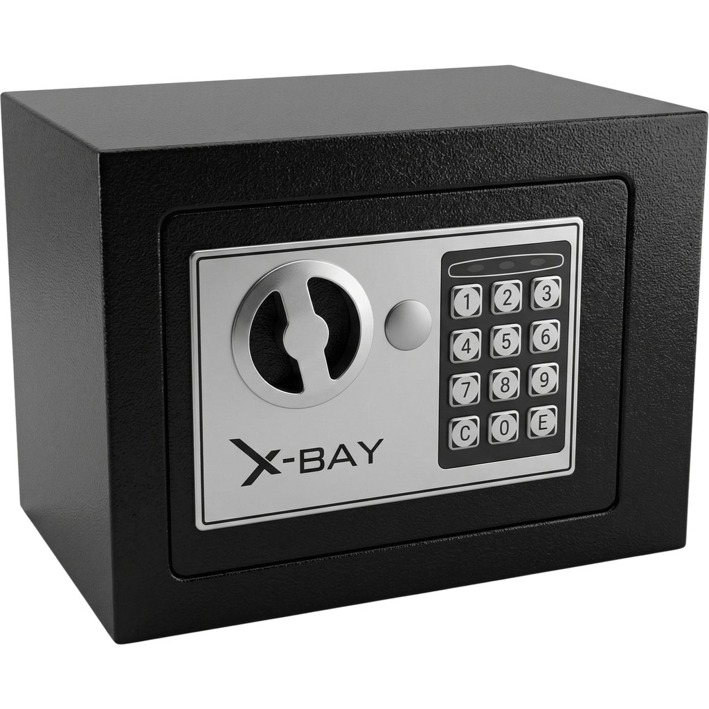 X-Bay XB-1700 Dijital Çelik Kasa (Mini Boy) - Mini Boy Para Kasası Fiyatı