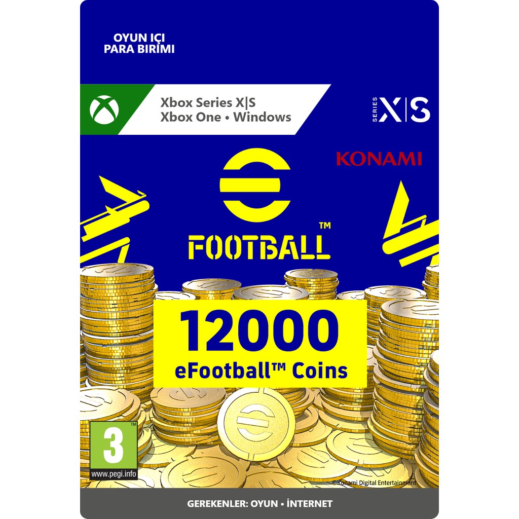 X-Box C2C Efootball Coin 12000 Diğer Fiyatı