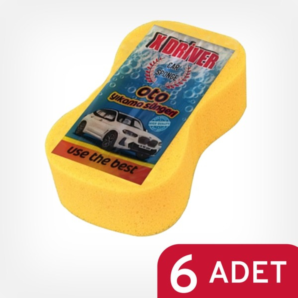 X Driver (6 Adet) Oto Yıkama Süngeri Oto Bakım Bezleri Fiyatı