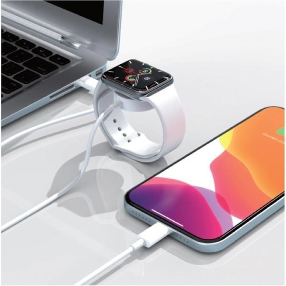 X-Golink 2 In 1 Kablosuz Manyetik Şarj Cihazı Type-C - Lightning Şarj ve Data Kablosu Xlevel - Renkli Cep Telefonu Kablosu Fiyatı