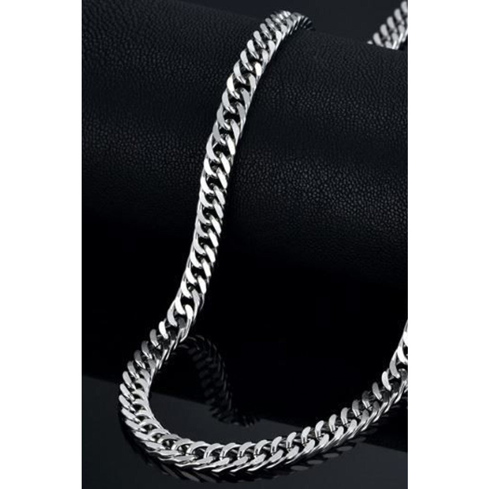 X-Lady Accessories Kalın 6mm Sık Aralıklı Yassı Zincir Bijuteri Kolye Fiyatı