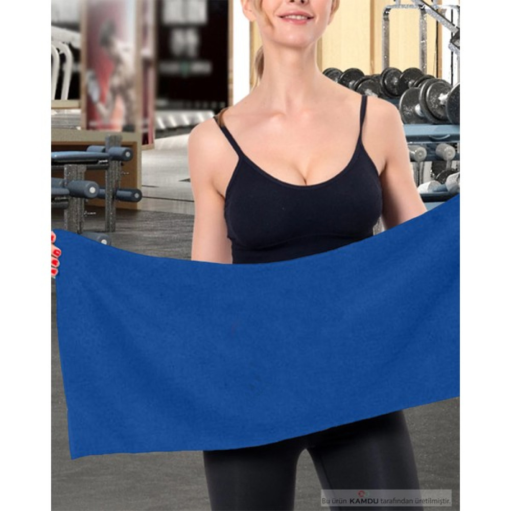 Xamantha 30 x 85 cm Fitness Havlusu, Spor Havlusu, Sporcu Havlusu, Antreman Havlusu, Gym Havlusu - Lacivert El / Yüz Havlusu Fiyatı