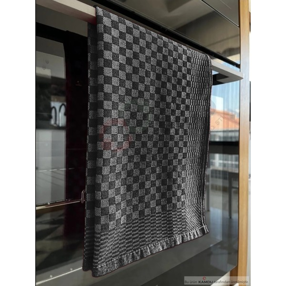 xamantha 4 Adet 40 x 60 cm Ekose Desen, Alman Peçetesi, Mutfak Havlusu, Kurulama Havlusu, Mutfak Havlusu - Siyah Mutfak Tekstili Fiyatı
