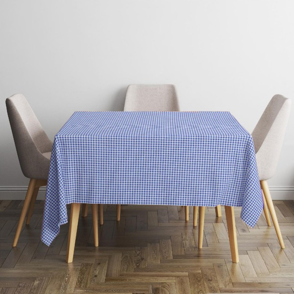 xamantha Pötikareli Masa Örtüsü , Pitikareli Sofra Bezi Piknik Örtüsü Dikdörtgen Yer Sofrası - Lacivert - 140 x 140 cm Masa Örtüsü Fiyatı