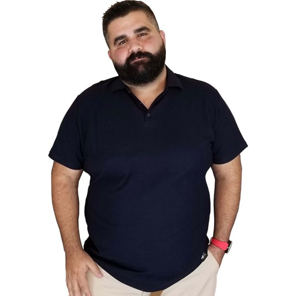 Xanimal Büyük Beden Erkek T-Shirt Polo Yaka Cepsiz Spor 3xl 4xl 5xl 6xl 7xl Erkek T-shirt Fiyatı