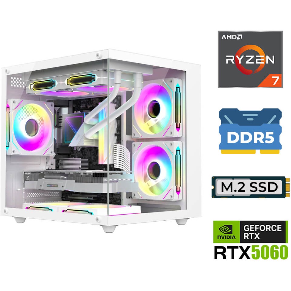 Xaser Elite X90 Ryzen 7 7800X3D 16GB Ddr5 Ram 1tb M.2 Nvme SSD 8gb RTX5060 Sıvı Soğutmalı Oyuncu Tavsiye Sistem Ekran Kartları Fiyatı