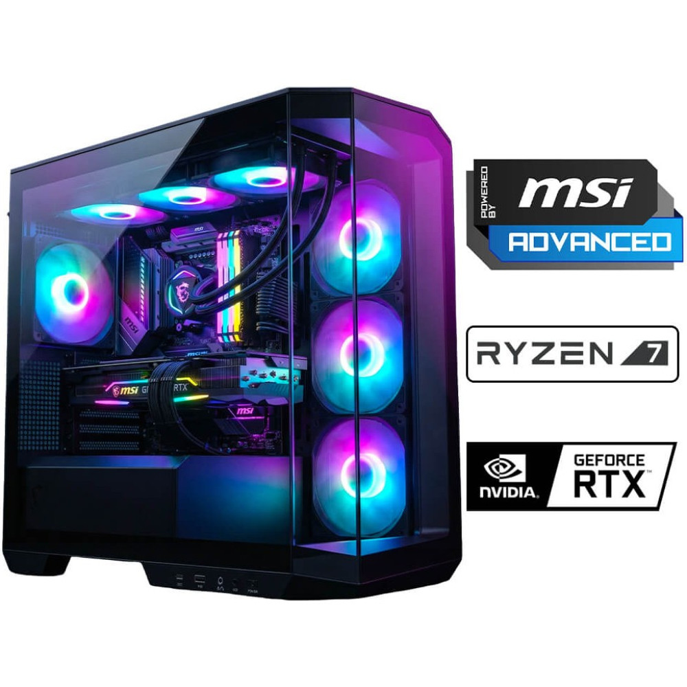 Xaser Msi Mag Pano Black X100 Ryzen 7 5700X 32GB Ram 1tb M.2 Nvme SSD 16GB RTX5060 Ti Sıvı Soğutmalı Msı Oyuncu Oem Paket - Siyah - Monitör Yok Masaüstü Bilgisayar Fiyatı