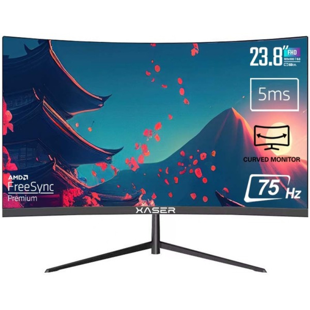 Xaser XS-C238FHD 5ms 75Hz VGA HDMI 1920X1080 23.8" Curved Gaming Monitör Monitör Fiyatı