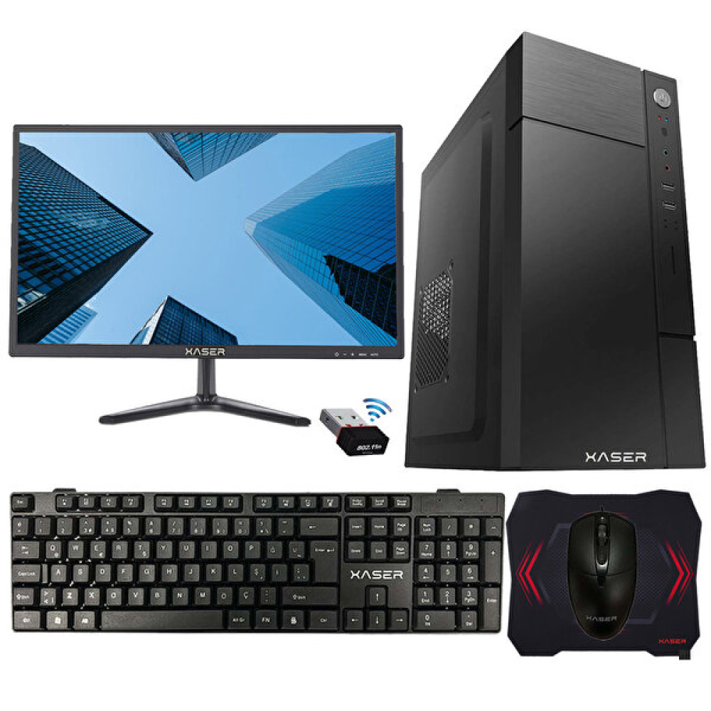 Xaser Xsr103 Intel Core i3 530 19.5" 8 GB RAM 256 GB SSD FreeDOS Masaüstü Bilgisayar Masaüstü Bilgisayar Fiyatı