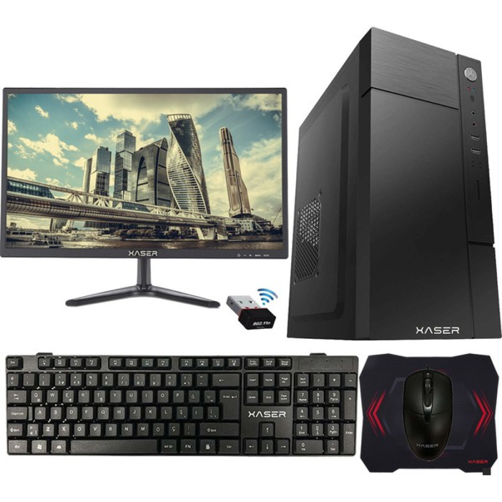 Xaser XSR105 I3 530 8gb Ram 256GB SSD 21.5" Monitör Masaüstü Ofis Bilgisayarı Masaüstü Bilgisayar Fiyatı