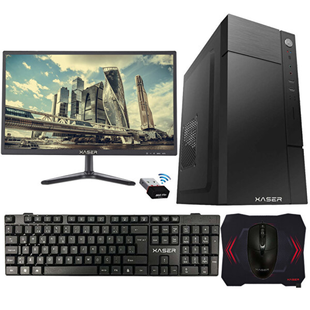 Xaser Xsr142 Intel Core i5 3470 21.5" 8 GB RAM 256 GB SSD FreeDOS Masaüstü Ofis Bilgisayarı Masaüstü Bilgisayar Fiyatı