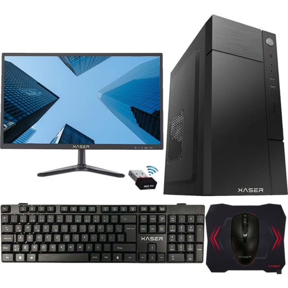 Xaser XSR153 I5 6400 8gb Ram 128GB SSD 19.5" Monitör Masaüstü Ofis Bilgisayarı Masaüstü Bilgisayar Fiyatı