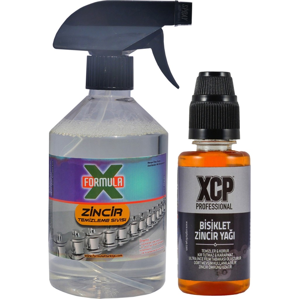 XCP Bisiklet Zincir Yağı 100ML + 250ML Zincir Temizleme Sıvısı Bisikletler Fiyatı