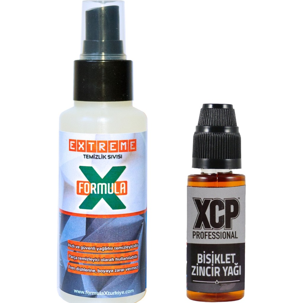 XCP Bisiklet Zincir Yağı 30ML + 100ML Extreme Temizleme Sıvısı Bisikletler Fiyatı