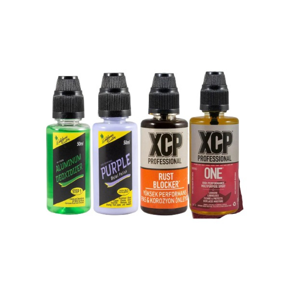 Xcp Motosiklet Egzoz Temizlik & Parlatma & Koruma Paketi 50 ml Set Oto Bakım & Temizlik Ürünleri Fiyatı