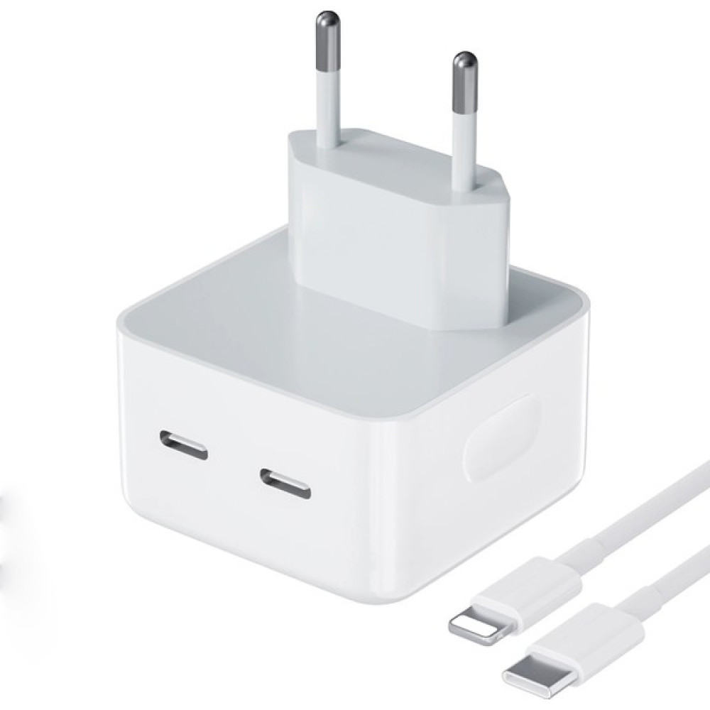 Xd 35W Yeni Nesil Apple Uyumlu Çift Type-C Port Compact Çıkışlı Ev Tipi Şarj Aleti Kablolu Taşınabilir Şarj Cihazı - Powerbank Fiyatı