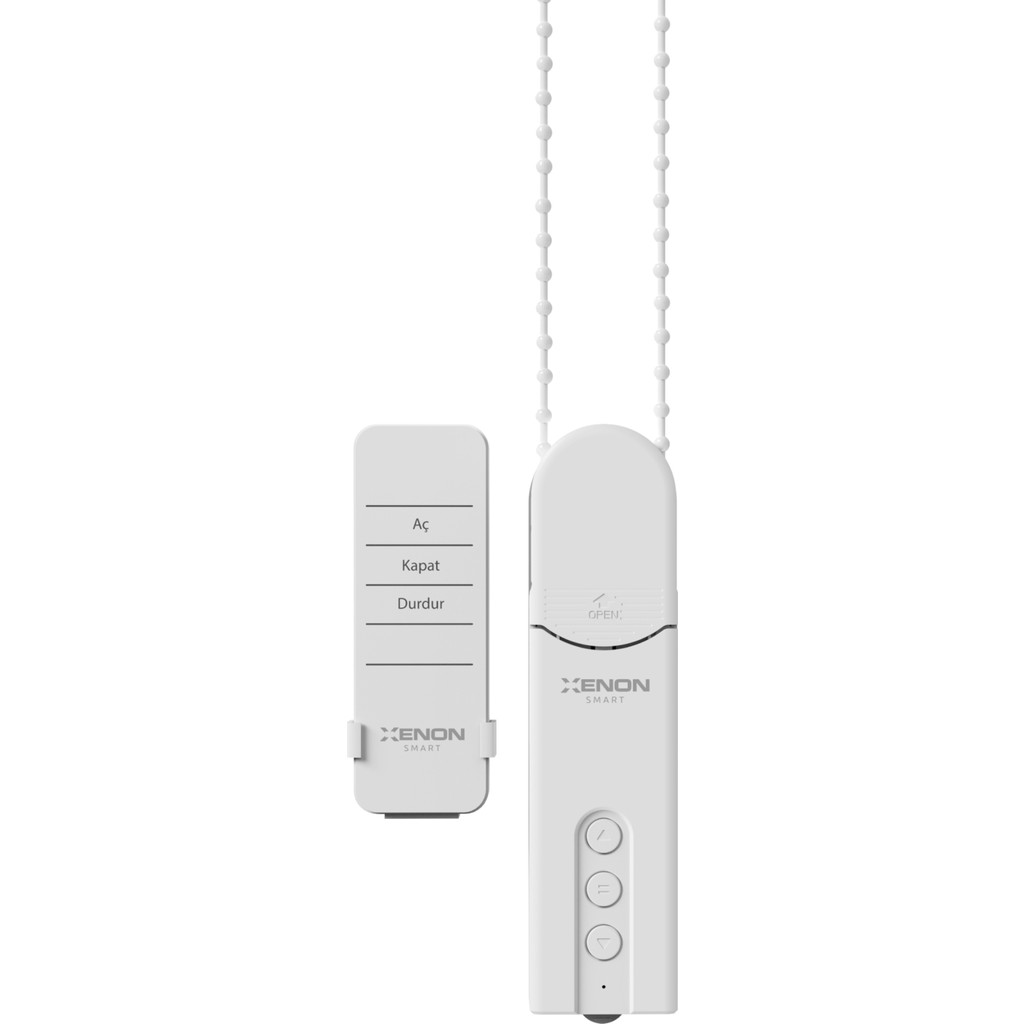 Xenon Smart Perde Motoru Zigbee Bağlantılı Uzaktan Kumandalı Google Home/alexa Uyumlu Otomatik Perde Açma-Kapama Cihazı X7726 - Beyaz Perde Fiyatı