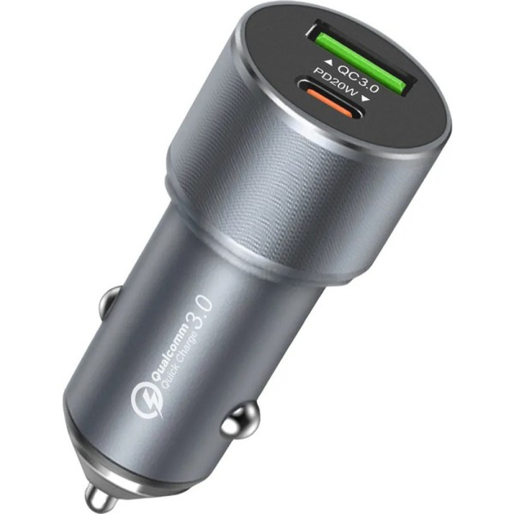 Xepette Jewelry 38 W Type-C ve USB Çift Girişli Hızlı Araç Çakmaklık Şarj Soketi IPhone Samsung Xiaomi Uyumlu - Siyah Cep Telefonu Araç Kiti Fiyatı