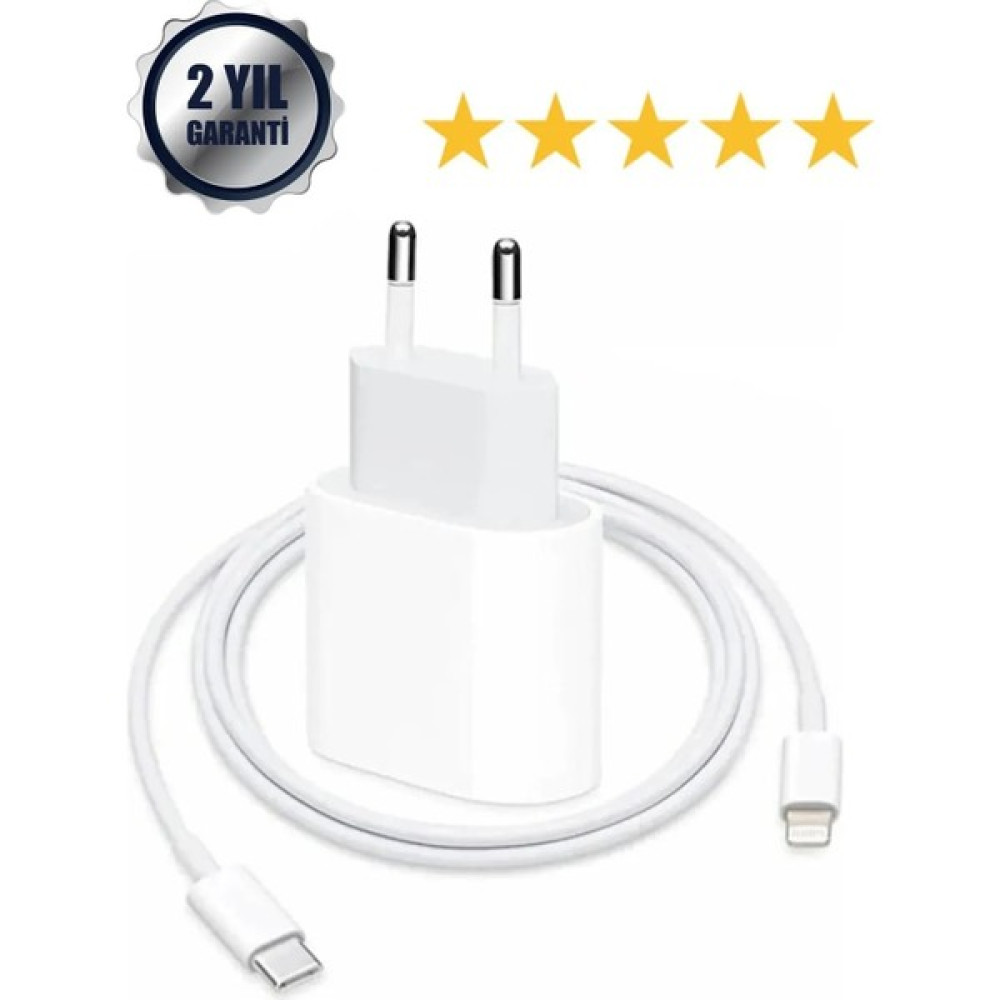 Xepette Jewelry Iphone Type-C 20W Tüm Serilerle Uyumlu Hızlı Şarj Aleti Adaptör Kablo Set 7 8 x 11 12 13 14 Pro Max - Beyaz Cep Telefonu Şarj Cihazı Fiyatı