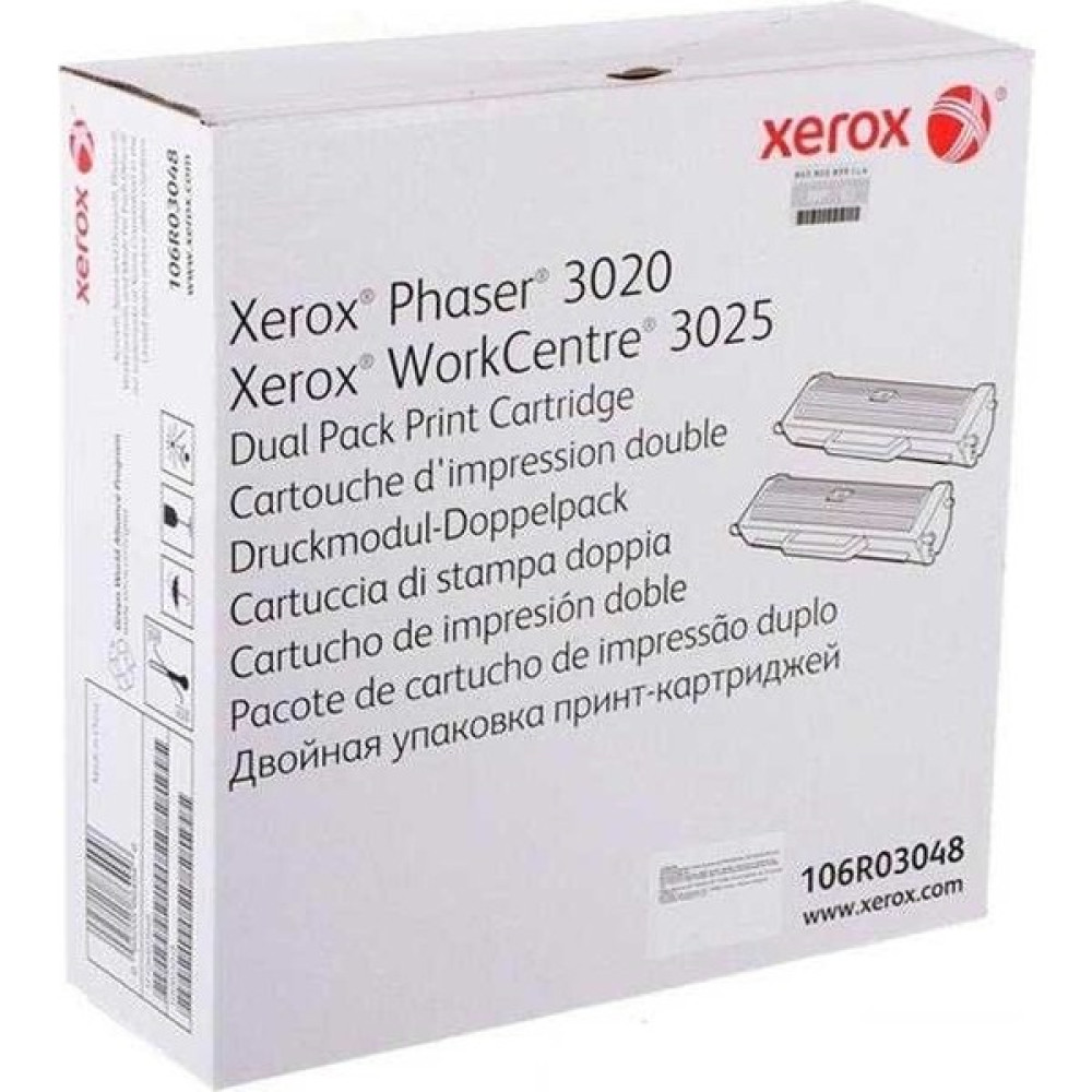 Xerox Phaser 3020-106R03048 Orjinal Toner 2li Paket Tonerler Fiyatı