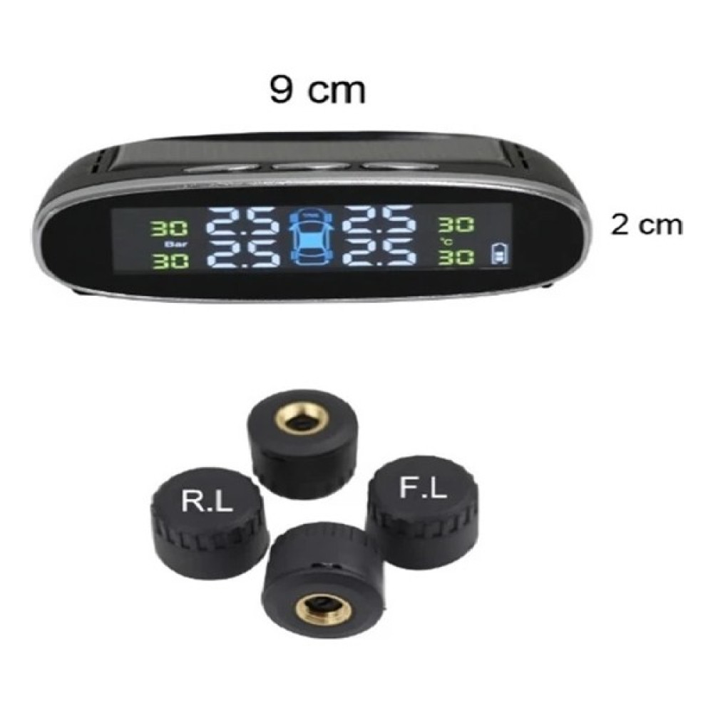 Xetec Tpms External Ekranlı Kablosuz Dahili Pilli ve Güneş Enerjili Lastik Basınç Sensörü -ETP036 Lastikler Fiyatı