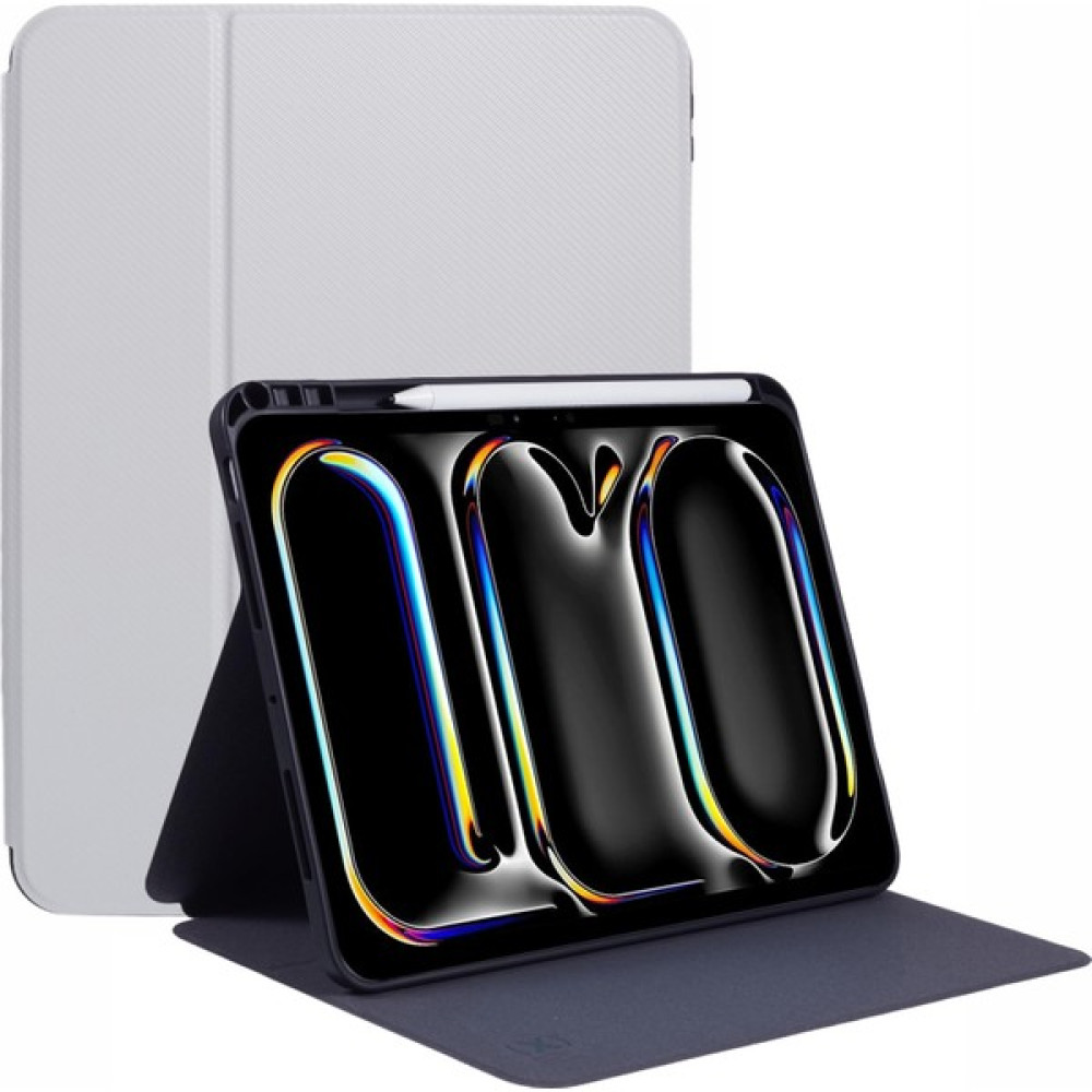 XFashion iPad Pro 11 (2024) Tablet Standı Kılıf Pu Deri+Tpu Koruma Kapağı (Yurt Dışından) - Beyaz Oto Boyaları Fiyatı