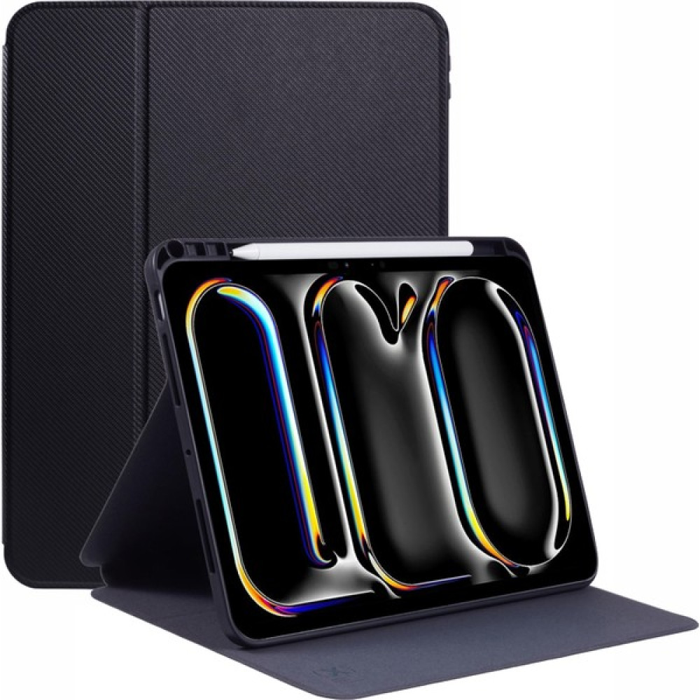 XFashion iPad Pro 11 (2024) Tablet Standı Kılıf Pu Deri+Tpu Koruma Kapağı (Yurt Dışından) - Siyah Oto Boyaları Fiyatı
