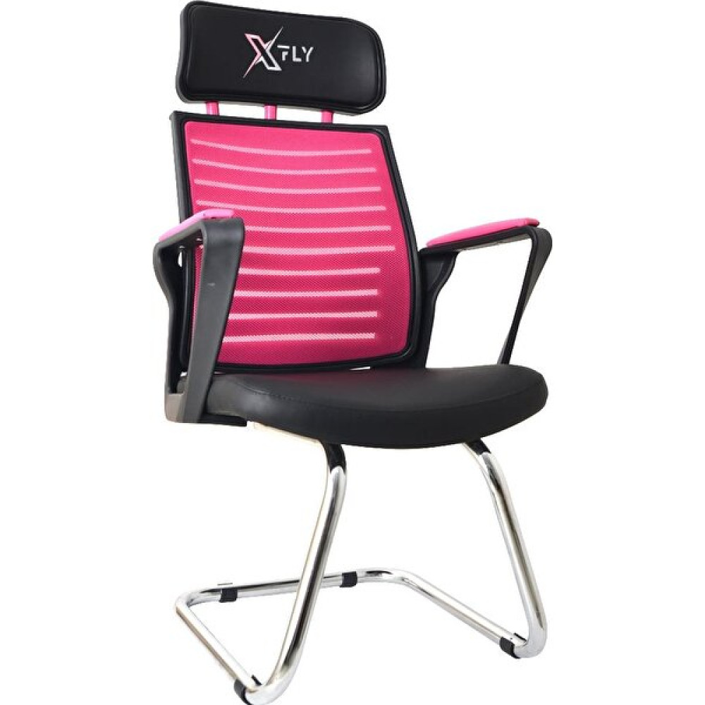 XFly Metal Ayaklı Oyuncu Koltuğu - Pembe File - 2400J0545 Çalışma Koltuğu Fiyatı