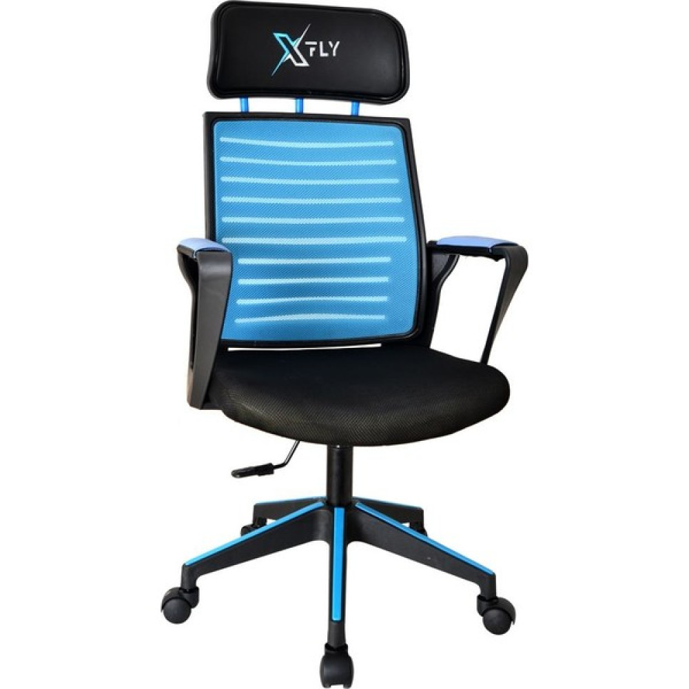 XFly Plastik Ayaklı Oyuncu Koltuğu - Mavi File - 2395D0542 Çalışma Koltuğu Fiyatı