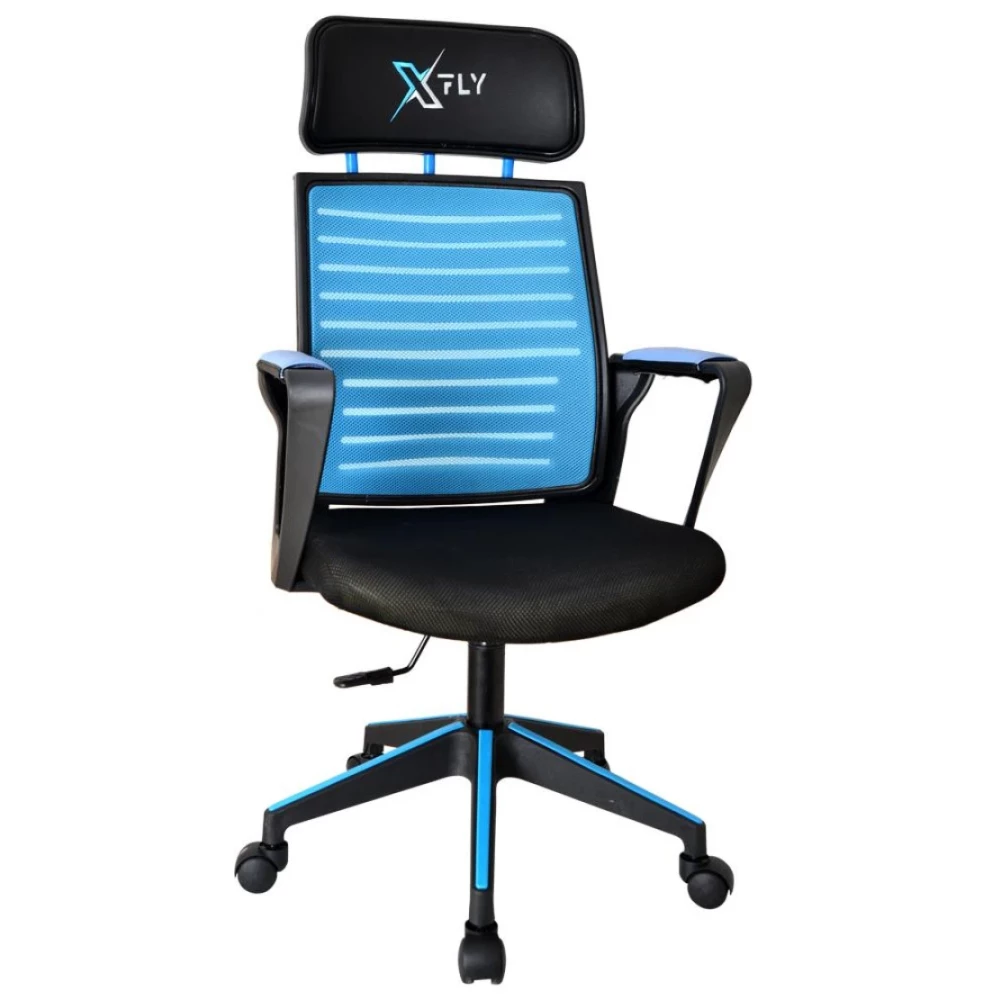 Xfly Plastik  Ayakli Oyuncu Koltugu - Mavi File - 2395D0542 Ofis Masa & Sehpaları Fiyatı