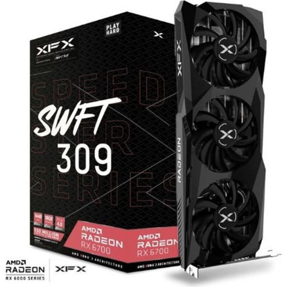 Xfx Amd Radeon RX6700 Speedster Swft 309 10GB Gddr6 160BIT 1xhdmı 3xdp Ekran Kartı Ekran Kartları Fiyatı