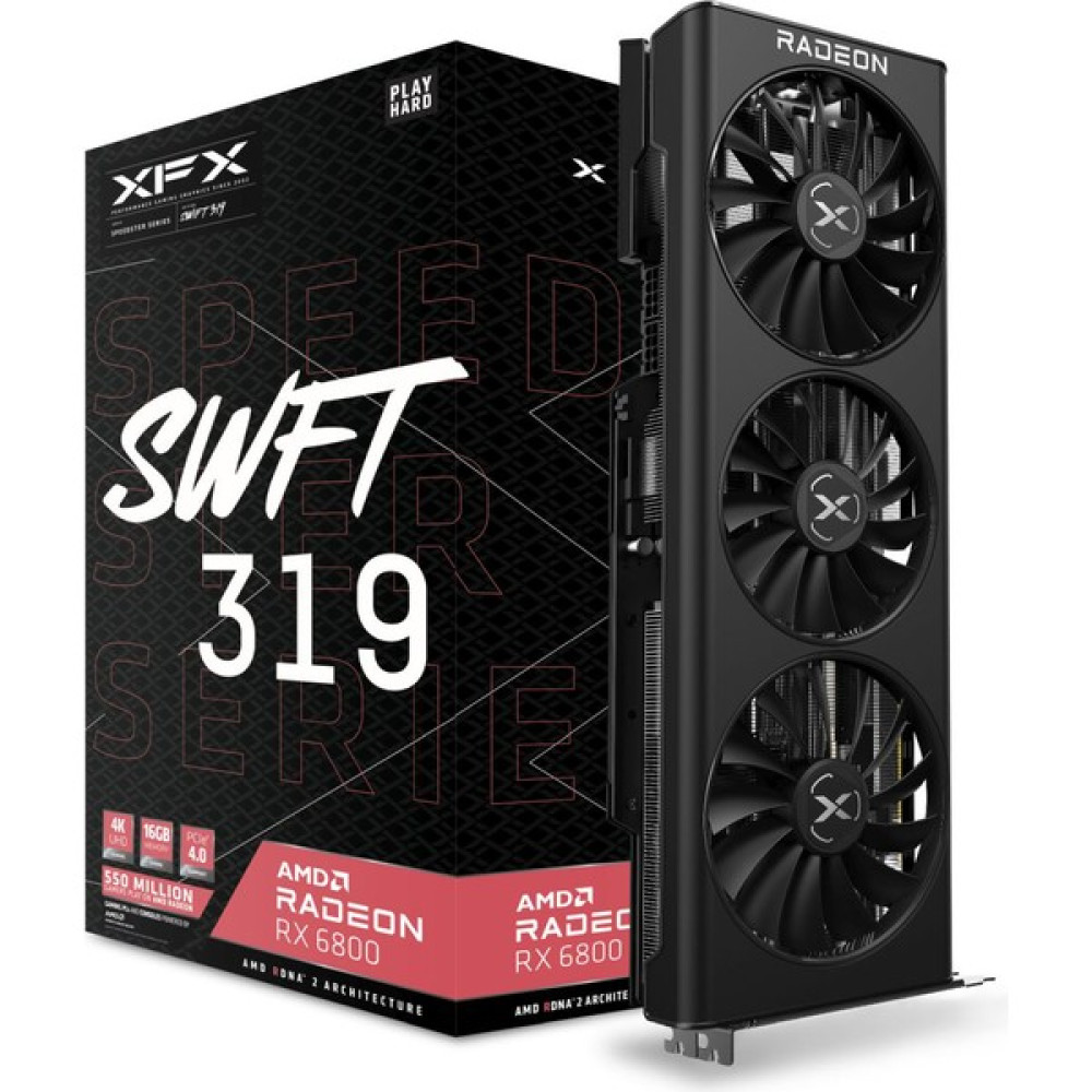 Xfx Rx 6800 Speedster Swft 319 Core 16GB Gddr6 256BIT (RX-68XLAQFD9) Ekran Kartları Fiyatı