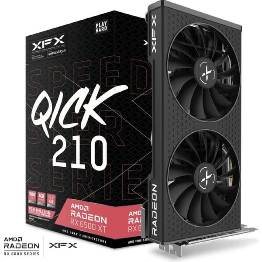 Xfx Speedster Qıck 210 RX6500XT 4GB GDDR6 Ekran Kartı RX-65XT4DBDQ Ekran Kartları Fiyatı