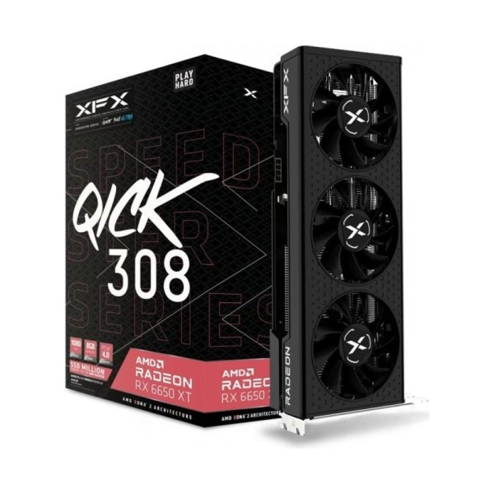 xfx Speedster Qıck 308 AMD Radeon RX 6650 xt Ultra 8gb GDDR6 128BIT Dx12 Gaming Ekran Karti (RX-665x8LUDY) Ekran Kartları Fiyatı