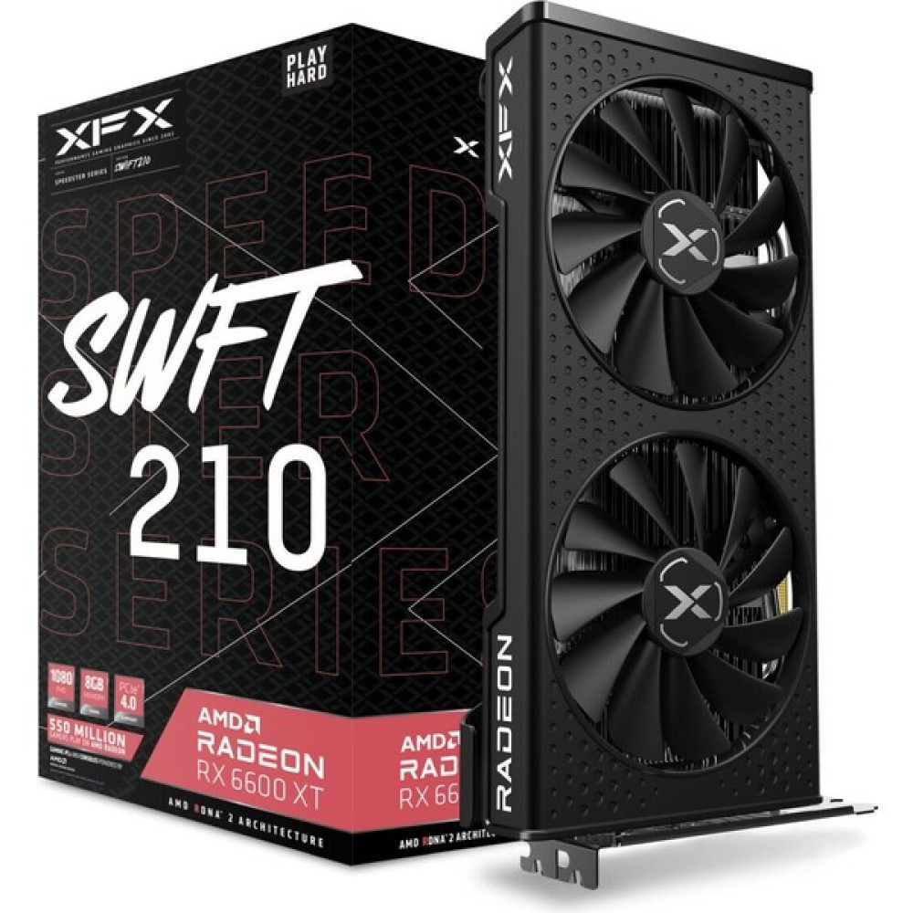Xfx Speedster Swft 210 AMD Radeon RX6600XT 8GB GDDR6 128Bit Ekran Kartı (RX-66XT8DFDQ) Ekran Kartları Fiyatı