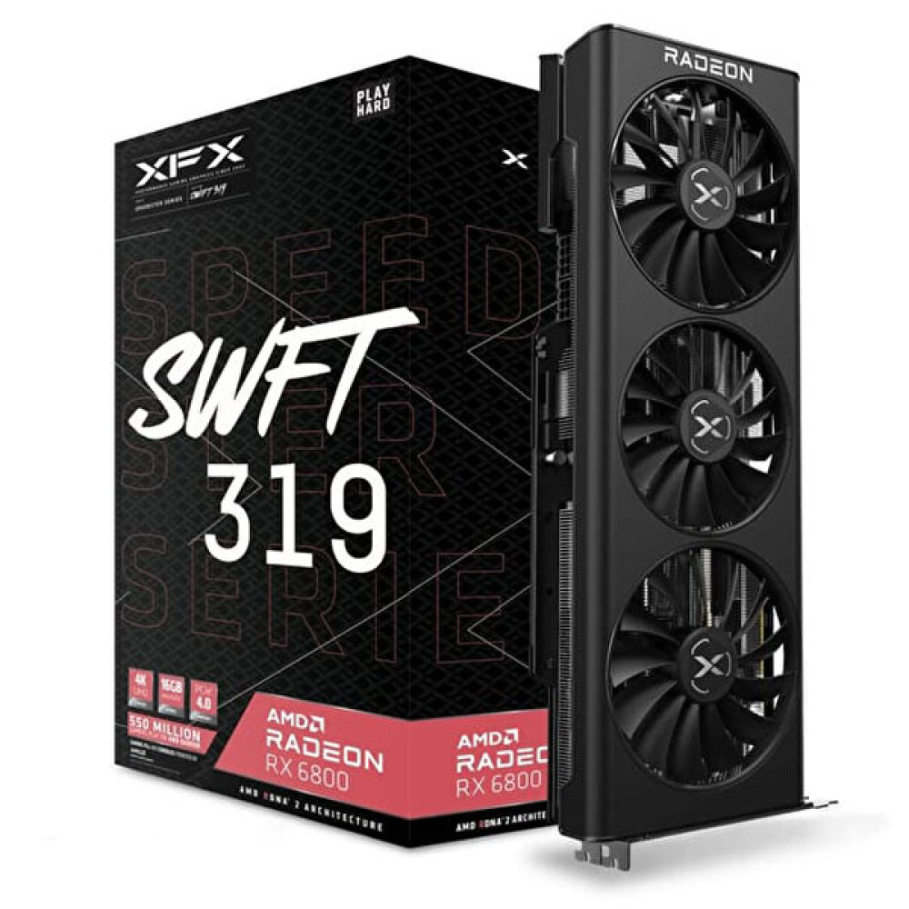XFX Speedster Swft 319 Rx-68Xlaqfd9 AMD Radeon RX 6800 Core 16 GB 256 Bit Gddr6 Dx12 Gaming Ekran Kartı Ekran Kartları Fiyatı
