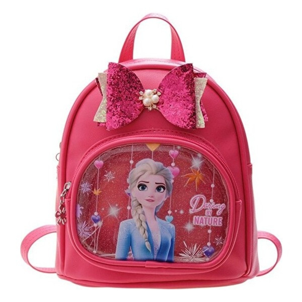 Xgoods Çocuk Karikatür Frozen Elsa Okul Sırt Çantası (Yurt Dışından) - Koyu Pembe Oto Boyaları Fiyatı