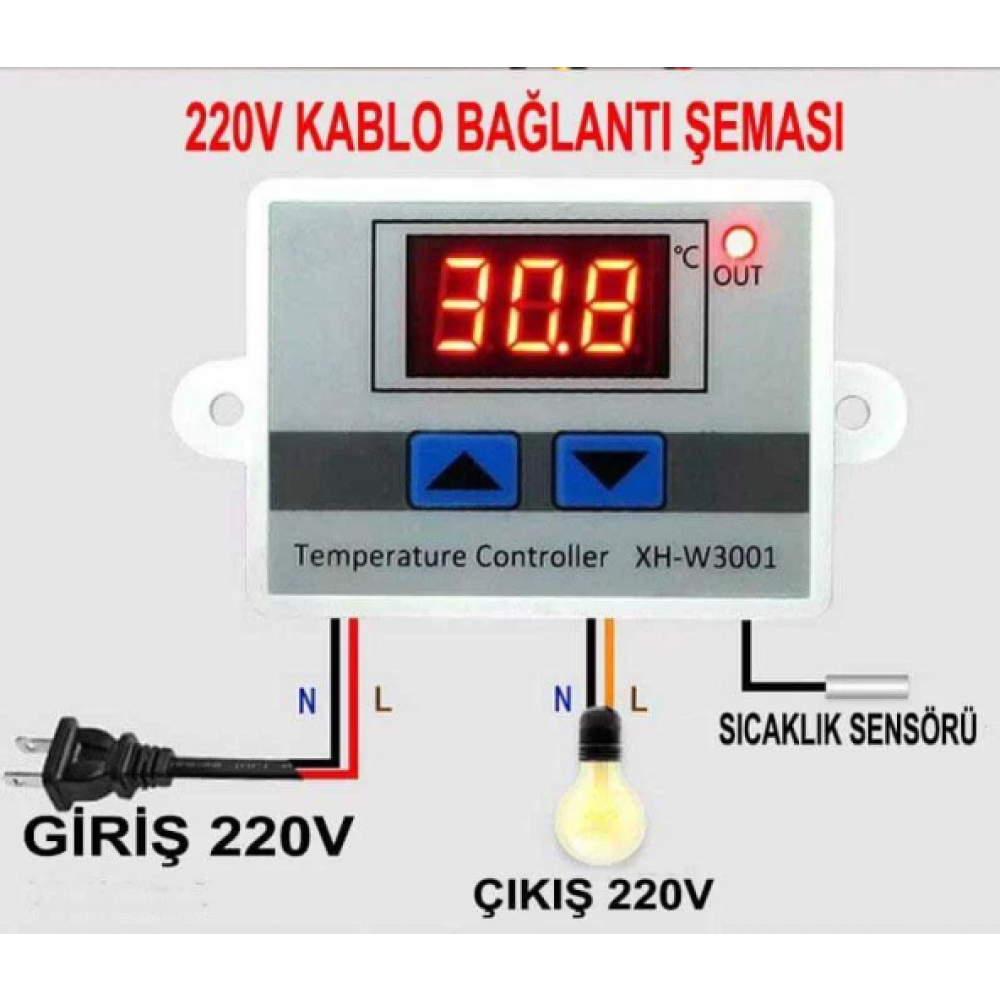 Xh W3001 Isi Kontrol Unitesi Evcil Hayvan Ürünleri Fiyatı