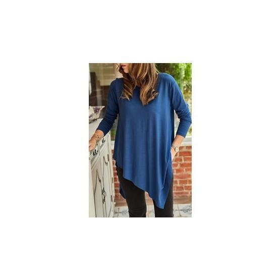 Xhan 9YXK2-41580-12 Mavi Kadın Bluz
