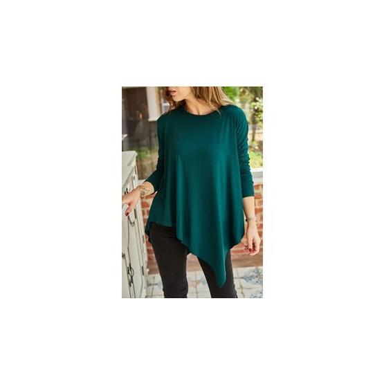 Xhan 9YXK2-41580-44 Zümrüt Yeşili Kadın Bluz