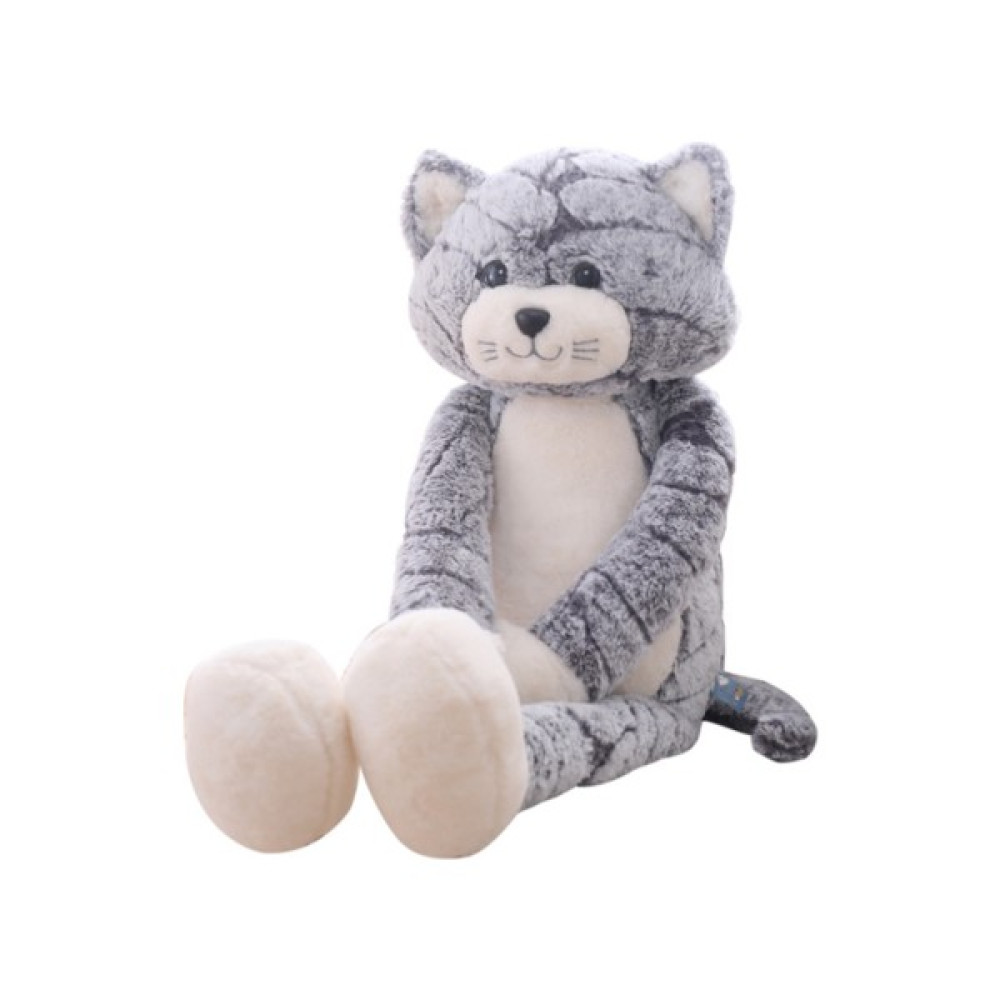 Xhang 1 Adet 70 cm Peluş Oyuncak Yumuşak Kedi Siyah Gri Kedi Peluş Oyuncak (Yurt Dışından) Peluş Oyuncaklar Fiyatı