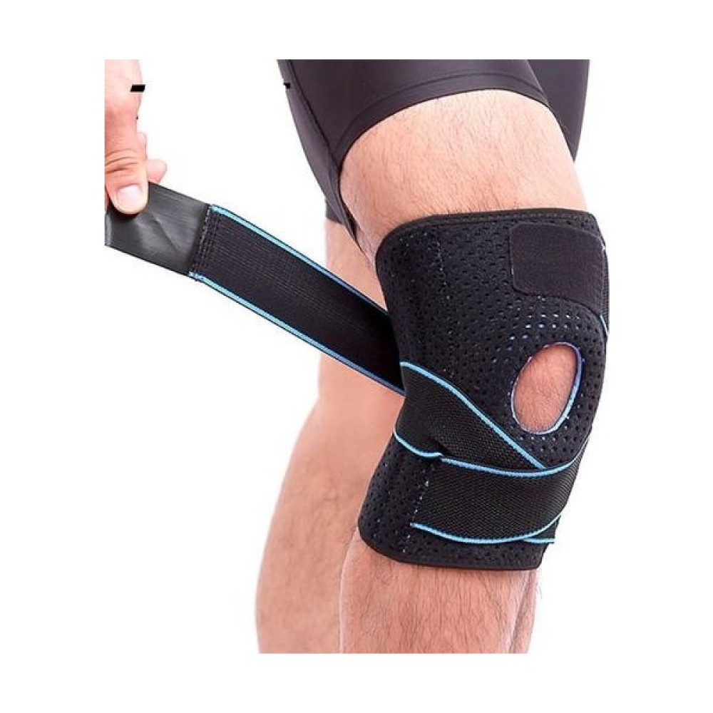 Xhang 1 Adet Diz Desteği Hızlı Kuru Silika Jel 4 Yaylar Spor Kneepad Brace Patella Diz Pedleri Delik Diz Koruyucu | Dirsek ve dizlik (Yurt Dışından) Motorsiklet Sürücü Koruyucu Aksesuarlar Fiyatı