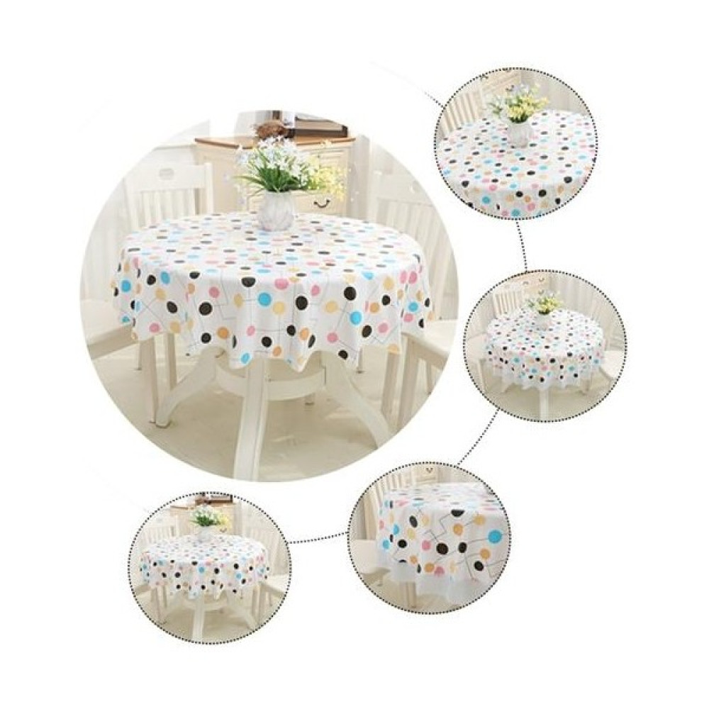 Xhang 152 cm Yuvarlak Masa Örtüsü Pvc Su Geçirmez Yağ Geçirmez Masa Örtüsü Yuvarlak Masa Örtüsü Restoran Ziyafet Masa Örtüsü Düğün Parti Masa Örtüs... Masa Örtüsü Fiyatı