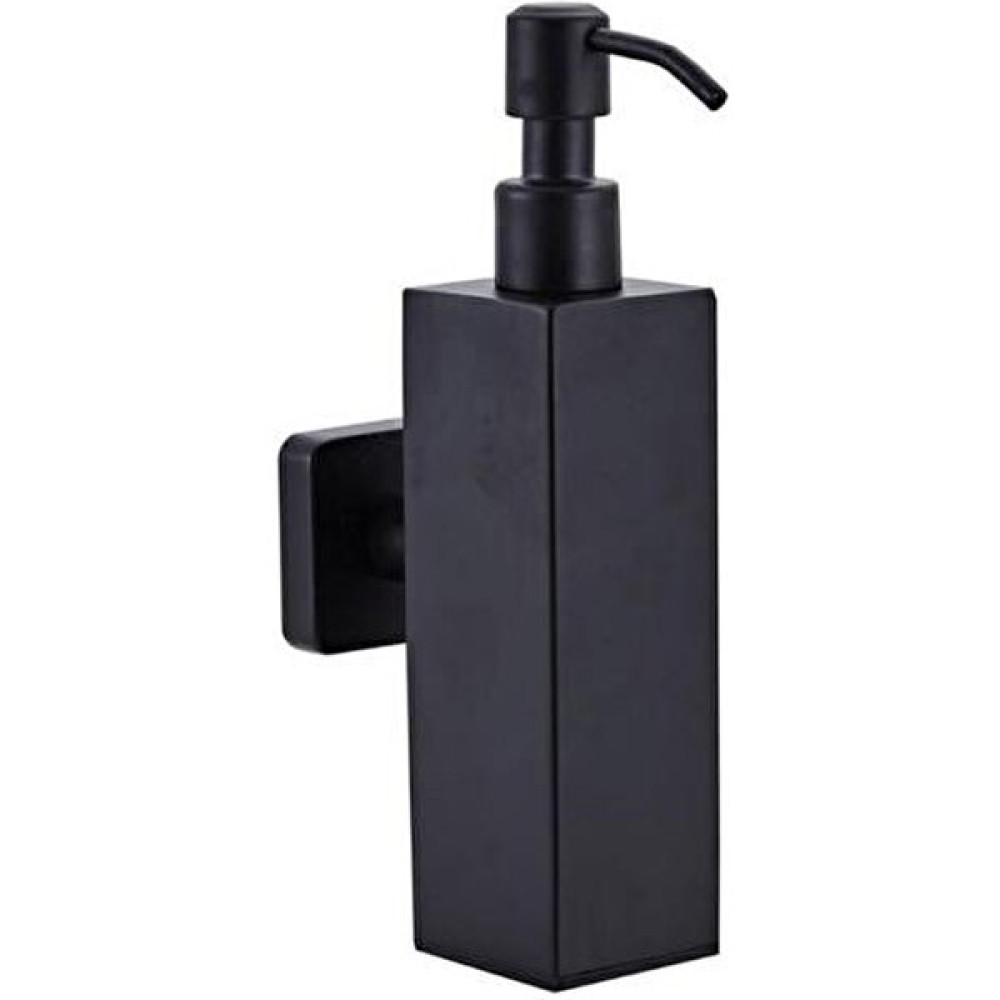 Xhang 200 ml Duvara Monte Duş Şişesi Pompası Paslanmaz Çelik Şampuan Dağıtıcı Siyah | Sıvı Sabunluk Dispenserler (Kare Duvara Monte) (Yurt Dışından) Sabunluk Fiyatı