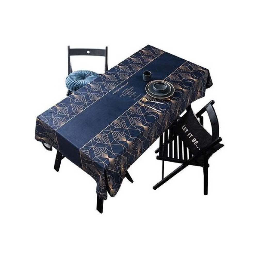 Xhang Dekoratif Masa Örtüsü Masa Örtüsü Dikdörtgen Masa Örtüleri Yemek Masası Kapak Mantel Mesa | Masa Örtüleri (Yurt Dışından) - Mavi - 100 x 50 cm Masa Örtüsü Fiyatı