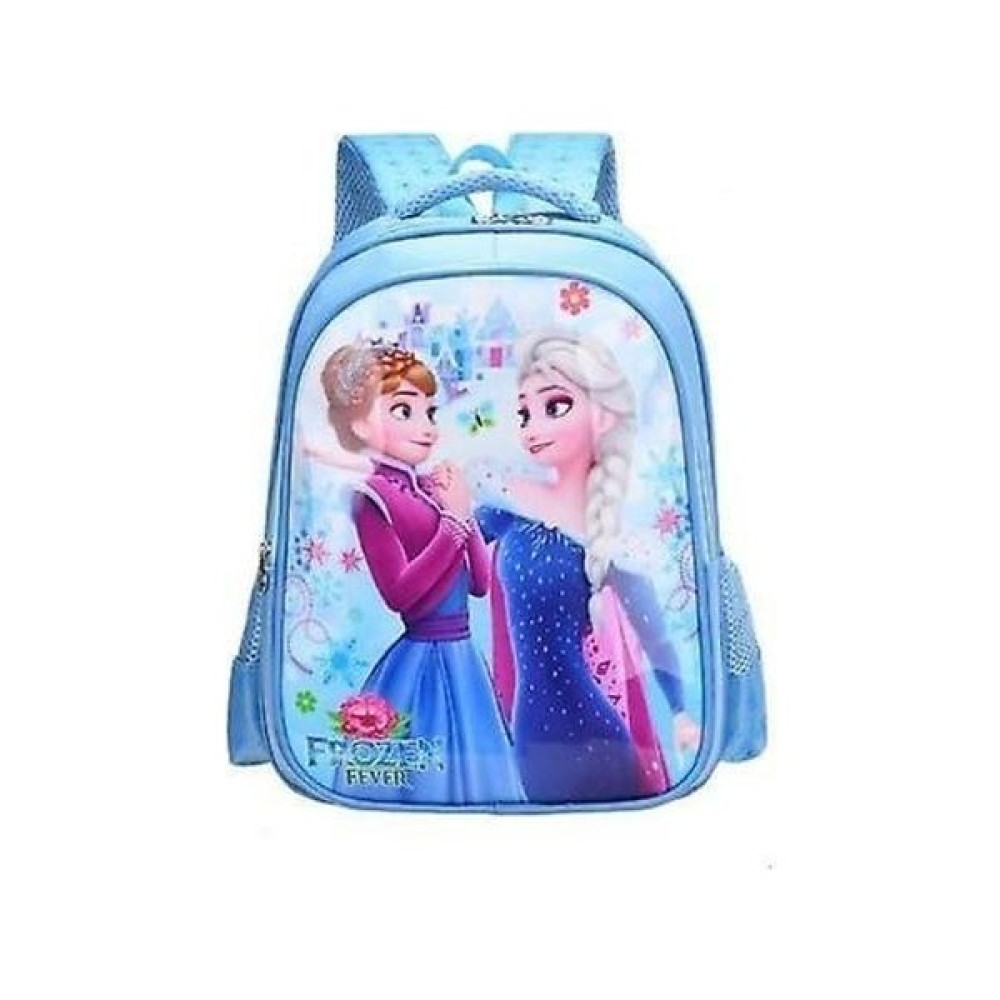 Xhang Disney Dondurulmuş Okul Çantası Elsa Anna Kızlar Sevimli Sırt Çantası (3) (Yurt Dışından) - Mavi Okul Çantası Fiyatı