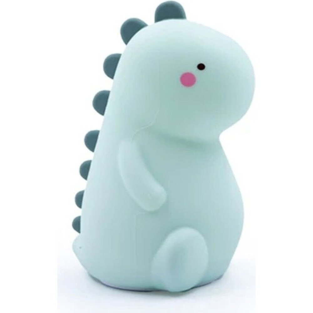 Xhang Karikatür Dinozor LED Lamba Silikon Başucu Okuma Lambası Işık Renk Değişini Okuma USB Şarj Edilebilir A1 | LED Masa Lambaları - Mavi Gece Lambası Fiyatı