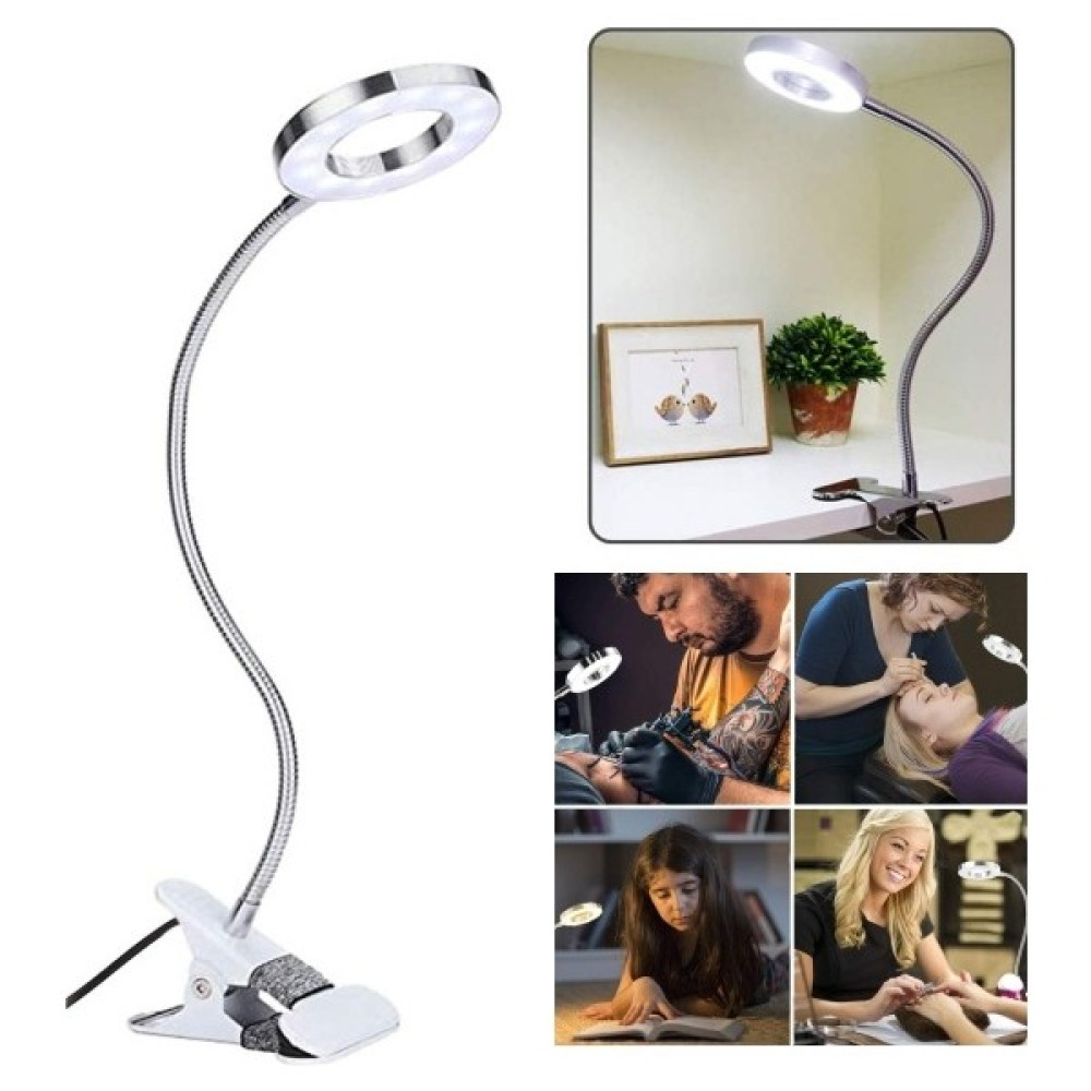 Xhang Klip Işık Kirpik Uzatma Aydınlatma LED Klip Lamba USB Göz Bakımı Kitap Işık, Yatak Lambası, Dövme, Nail Art, Makyaj Masası Lambası Beyaz Işık Masa Lambası Fiyatı