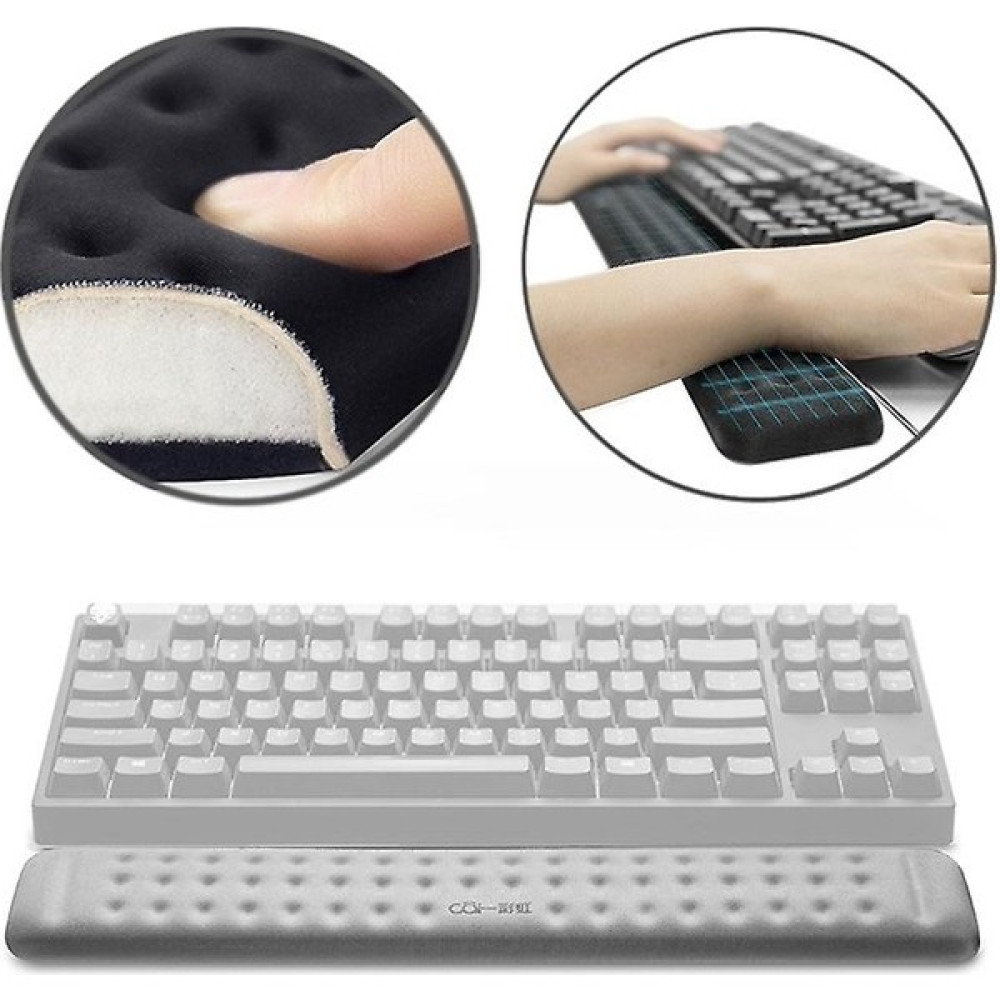 Xhang Mekanik Klavye Bilek Rest Bellek Köpük Mouse Pad, Boyut: M (Gri) - Gri Mouse Pad Fiyatı